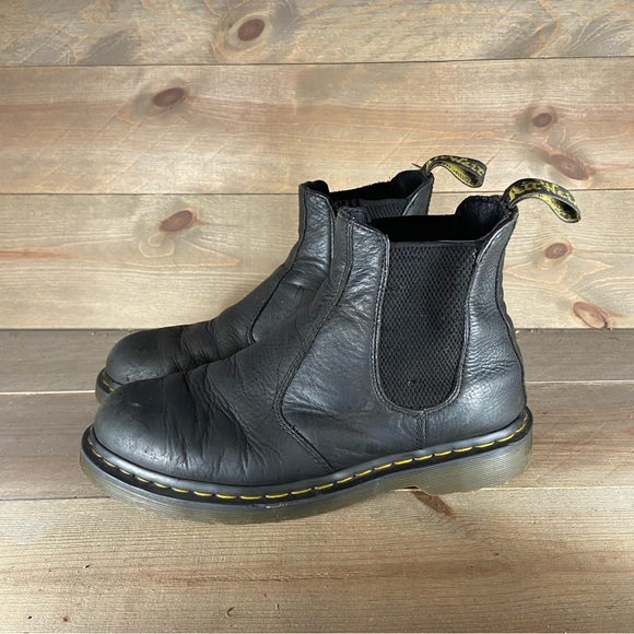 Dr. Martens Shoes Dr Martens Leonore Womens Size 9 Shoes Black Leather Slip On Chelsea Boots